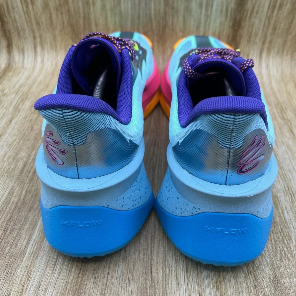 Under Armour‎ Curry Series 7 Cotton Candy Men's Size 14 Multi Color 3027983-465